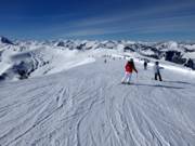 Start of the ski day on the Steinbergkogel