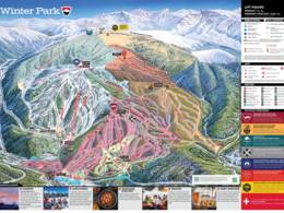 Trail map Winter Park Resort