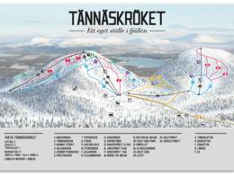 Trail map Tännäskröket