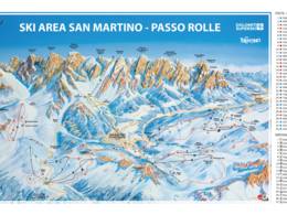 Trail map San Martino di Castrozza