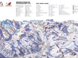Trail map Arabba/Marmolada