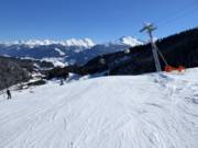 Slope to the Resterhöhe with a view of Pinzgau