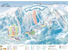 Trail map Port del Comte