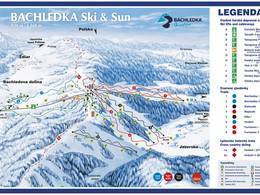 Trail map Bachledova/Jezersko/Frankova