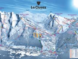 Trail map La Clusaz/Manigod