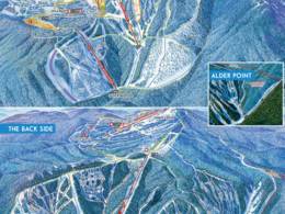 Trail map Silver Star