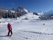 Generously-sized practice areas run by the Skischule Berwang 