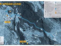 Trail map La Magdeleine