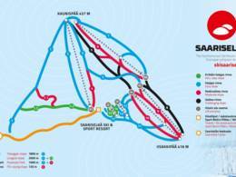 Trail map Saariselkä