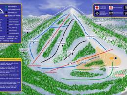 Trail map Alta Sierra – Shirley Meadows