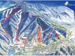 Trail map Muju Deogyusan Resort