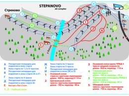 Trail map Stepanovo