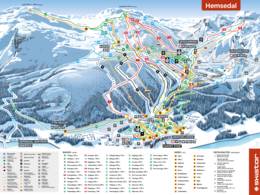 Trail map Hemsedal