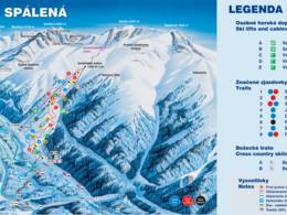 Trail map Roháče – Spálená
