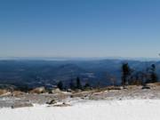 View from the peak to Lake Champlain