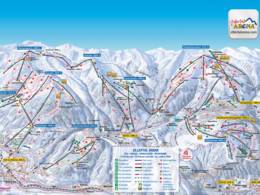 Trail map Zillertal Arena – Zell am Ziller/Gerlos/Königsleiten/Hochkrimml
