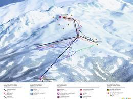 Trail map Tetnuldi – Mestia