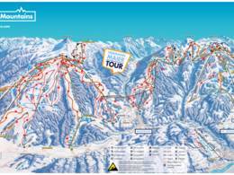 Trail map Snow Space Salzburg – Flachau/Wagrain/St. Johann-Alpendorf