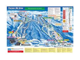 Trail map Furano
