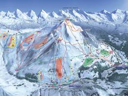 Trail map Le Grand Bornand
