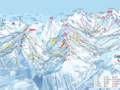Trail map Les 3 Vallées – Val Thorens/Les Menuires/Méribel/Courchevel