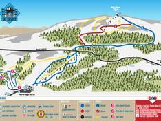 Trail map Pian del Poggio – Monte Chiappo