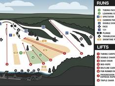 Trail map Cannonsburg