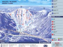 Trail map Soriška Planina
