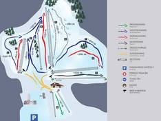 Trail map Liepkalnis – Vilnius (Žiemos trasa)