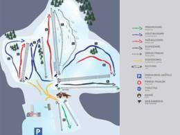 Trail map Liepkalnis – Vilnius (Žiemos trasa)