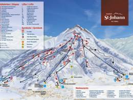 Trail map St. Johann in Tirol/Oberndorf – Harschbichl