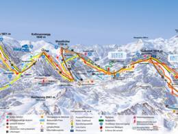 Trail map Hochkönig – Maria Alm/Dienten/Mühlbach