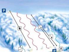Trail map Siguldas Pilsētas