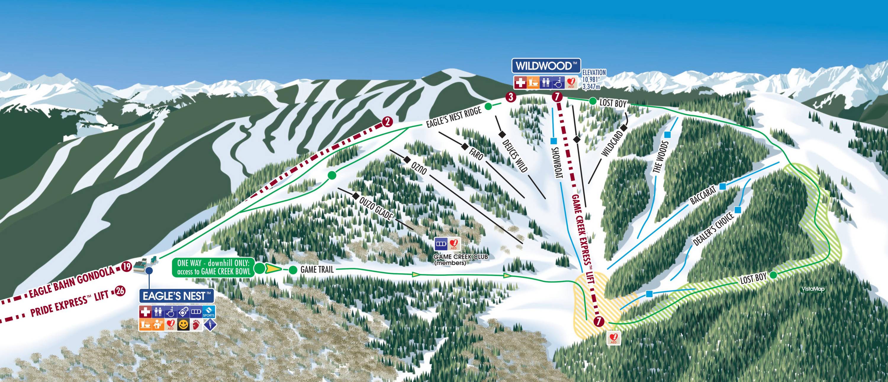 Trail Map Vail. 