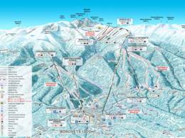 Trail map Borovets
