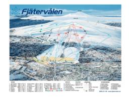 Trail map Fjätervålen