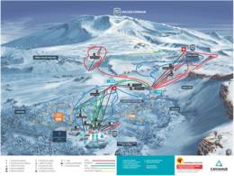 Trail map Caviahue