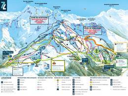 Trail map Les 7 Laux – Prapoutel/Le Pleynet/Pipay