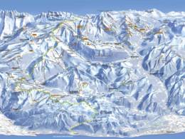 Trail map Les Portes du Soleil – Morzine/Avoriaz/Les Gets/Châtel/Morgins/Champéry