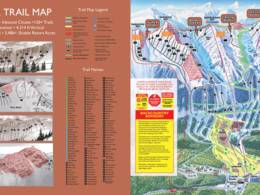 Trail map Kicking Horse – Golden