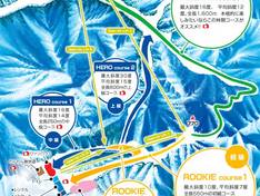 Trail map Beruku Yogo