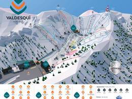 Trail map Valdesquí