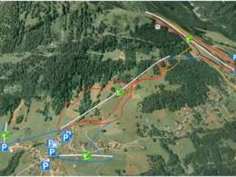 Trail map Gurtis/Bazora