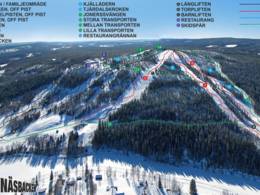 Trail map Agnäsbacken