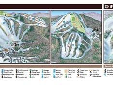 Trail map Shanty Creek Resorts – Summit Mountain