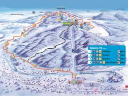 Trail map Palenica – Szczawnica