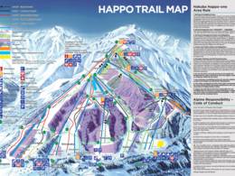 Trail map Happo-One – Hakuba