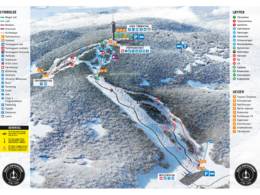 Trail map Oslo Vinterpark – Tryvann