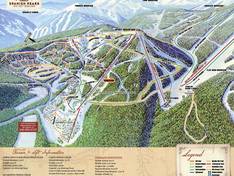 Trail map Spanish Peaks Resort