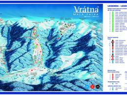Trail map Vrátna